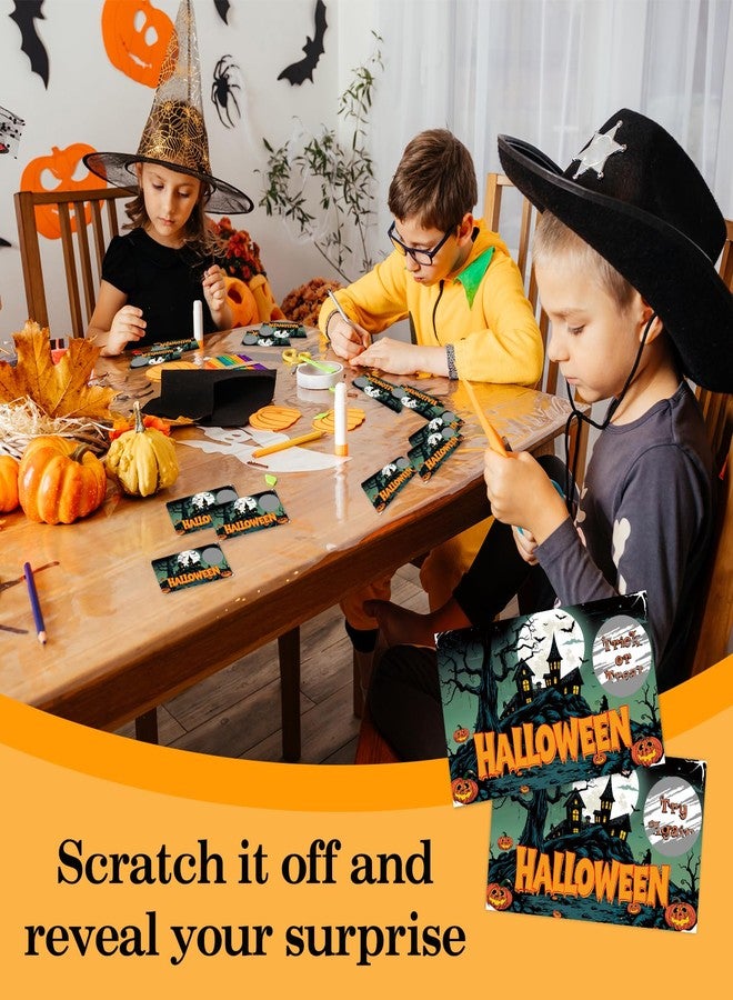 YQV Halloween Scratch Off Cards-Trick or Treat Party Games for Adults, Haunted House Theme Birthday Baby Shower Party Decorations Supplies-A03 - Image 5